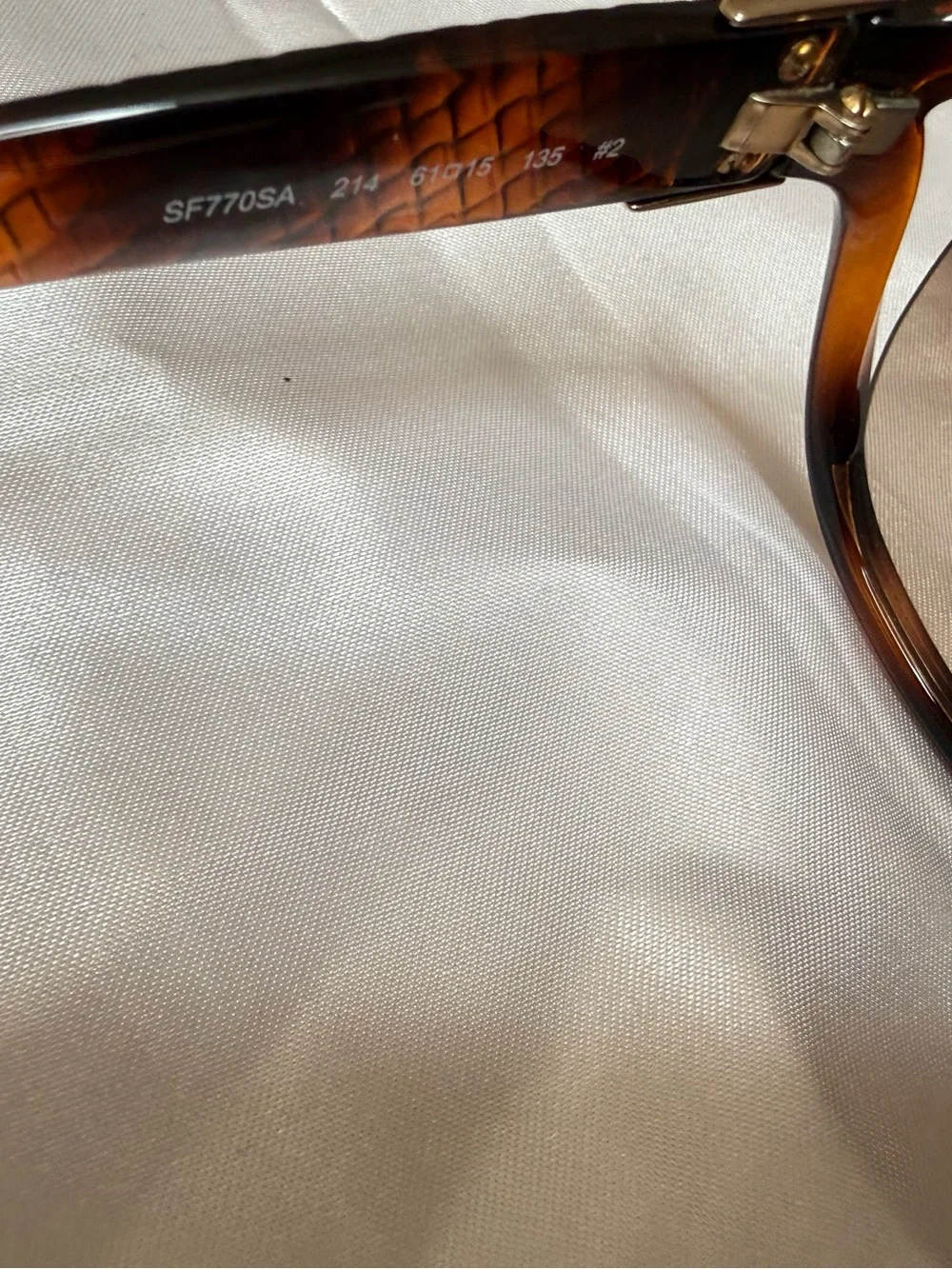 Salvatore Ferragamo Tortoise Gradient Oversized Sunglasses Italy